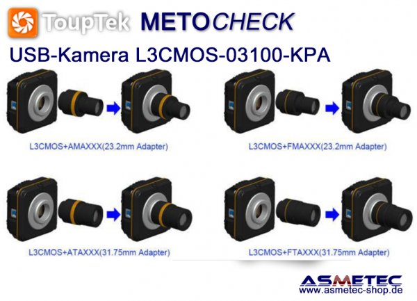 Touptek USB-Kamera  L3CMOS, 5.1MP - www.asmetec-shop.de