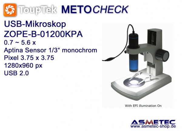 Touptek Zope-B-01200KPA, Zoom microscope