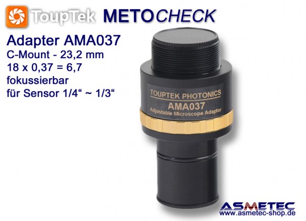 ToupTek AMA037, adapter C-Mount - www.asmetec-shop.de