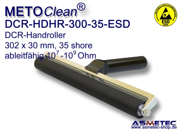 METOCLEAN ESD-DCR-Roller HDHR-300-ESD - www.asmetec-shop.de