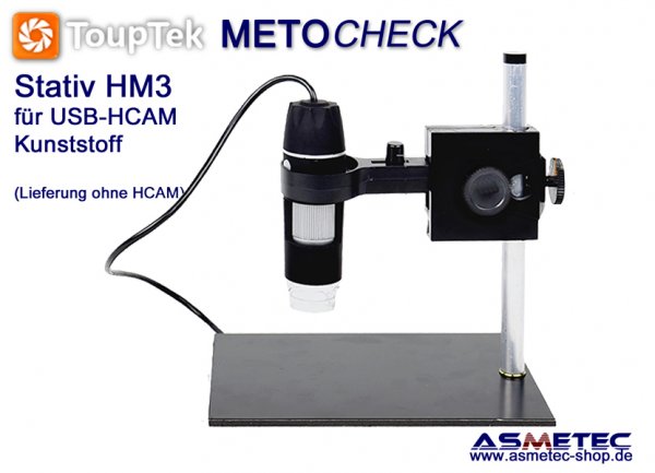 Stativ HM3 fur Touptek HCAM-2, 2MP - www.asmetec-shop.de