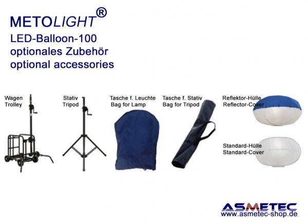 METOLIGHT LED-balloon-light 100 Watt - www.asmetec-shop.de