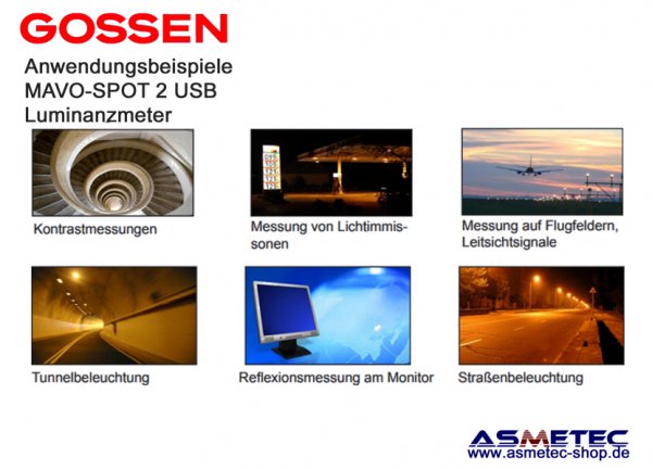 Gossen MAVOspot-2C-USB - luxmeter - www.asmetec-shop.de