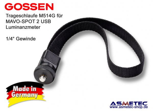 Gossen carrying strap M514G - www.asmetec-shop.de
