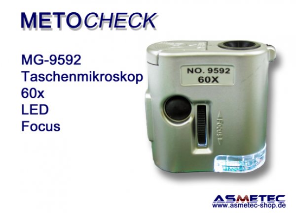 Taschenmikroskop YM9592-60 - www.asmetec-shop.de