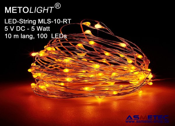 Metolight LED-String, 10 m, 100 Mikro-LEDs - www.asmetec-shop.de