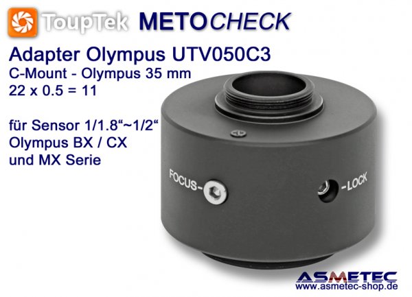 Olympus TV-Adapter UTV050, adapter C-Mount - www.asmetec-shop.de