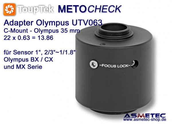 Olympus TV-Adapter UTV063, adapter C-Mount - www.asmetec-shop.de