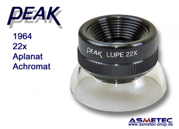 PEAK-1964 Lupe 22x - günstig bei www.asmetec-shop.de, peak optics, PEAK-Lupe