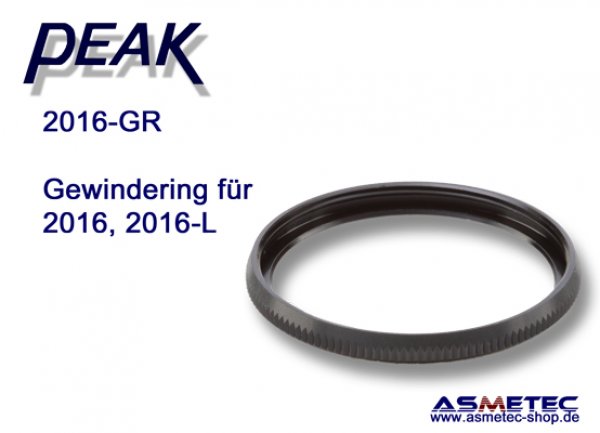 PEAK 2016-GR, threaded ring for PEAK loupes - www.asmetec-shop.de