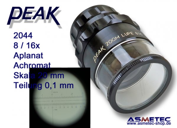 PEAK-816 (2044)  Zoom Lupe 8-16x - www.asmetec-shop.de