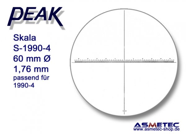 PEAK-1990-4,  anastigmatic loupe 4x - www.asmetec-shop.de