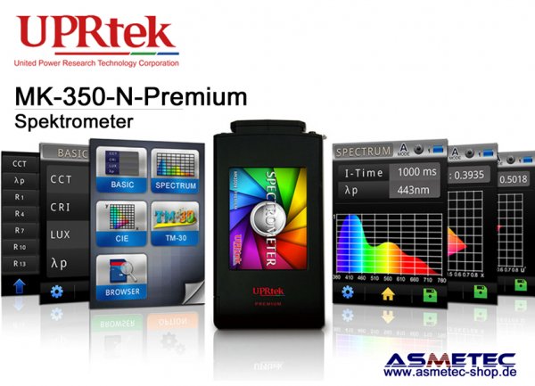 UPRtek LED Spectrometer UPRtek MK-350N-Premium - www.asmetec-shop.de