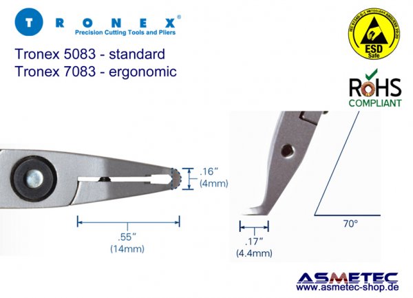 Tronex 5083, SMD tip cutter - www.asmetec-shop.de