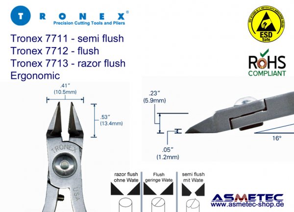 Tronex 7711 - taper head cutter - www.asmetec-shop.de