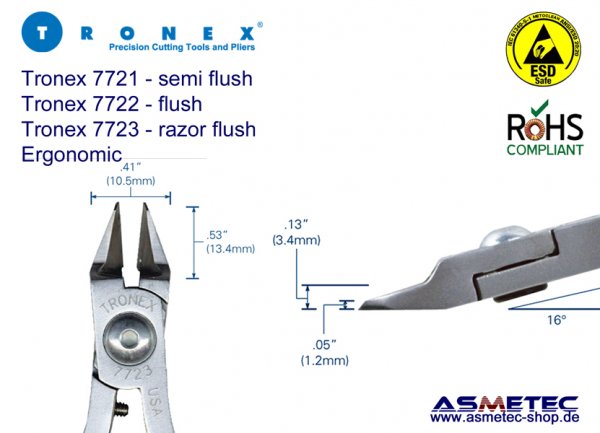 Tronex 7721 - taper head cutter - www.asmetec-shop.de