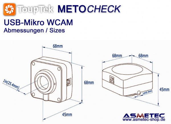 Touptek WiFi-camera WCAM-1080PA - www.asmetec-shop.de