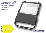 LED Flood Light FL-070-W2-CW, 70 Watt, 8800 lm