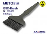 METOSTAT ESD-Brush 600425B, black, dissipative