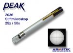 PEAK-Optics 2036-50 scale pen microscope, 50x