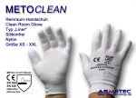 METOCLEAN Clean room gloves "Liner", size M