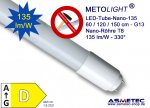 LED Röhre Nano-120, 120 cm, 18 Watt, 330° Winkel, neutralweiß, matt, 135 lm|W