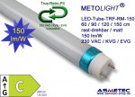 METOLIGHT LED-Tube-TRF-RM-120, 120 cm, 19 Watt, 2800 lm, cold white, matt