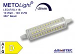 LED-Lampe R7S-118-2538, 10 Watt, kaltweiß, 360°