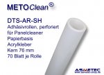 METOCLEAN DTS-AR-0250SH, Adhesive rolls, 70 sheets, 250 mm, box of 8 rolls