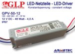 Schaltnetzteil GLP GPV-50-12, 12 Volt DC, 48 Watt, IP67