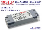 Schaltnetzteil GLP GTPC-15-12, 12 Volt DC, 15 Watt