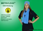 METOCLEAN ESD-Winterschal SC-48-LB, hellblau